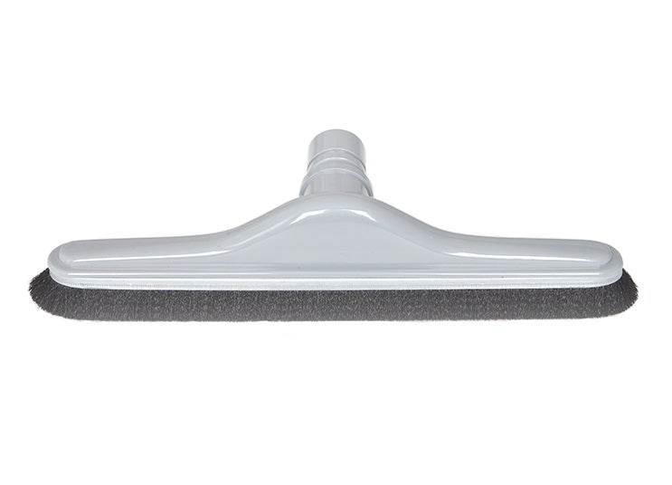 5355 by Flexaust | Nylon (Medium) Bristle Floor Brush | Neck Size: 1-1/2" | 14" Width | Gray | Type 2 | ABS Plastic