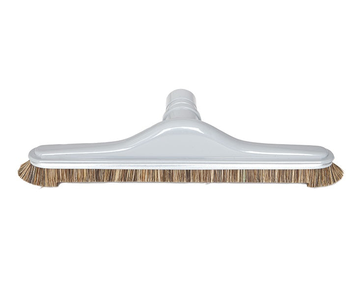 5355HSL by Flexaust | Slotted Horsehair (Soft) Bristle Floor Brush | Neck Size: 1-1/2" | 14" Width | Gray | Type 2 | ABS Plastic