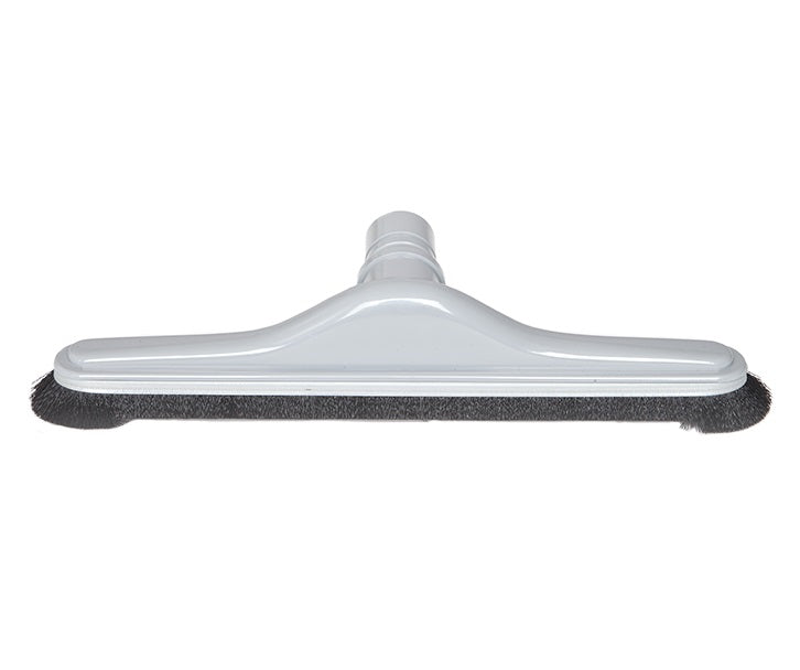 5355SL by Flexaust | Slotted Nylon (Medium) Bristle Floor Brush | Neck Size: 1-1/2" | 14" Width | Gray | Type 2 | ABS Plastic