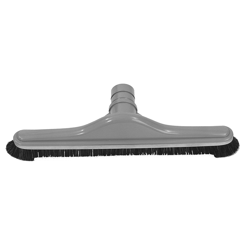 535HSL by Flexaust | Slotted Horsehair (Soft) Bristle Floor Brush | Neck Size: 1-9/16" | 14" Width | Gray | Type 1 | ABS Plastic