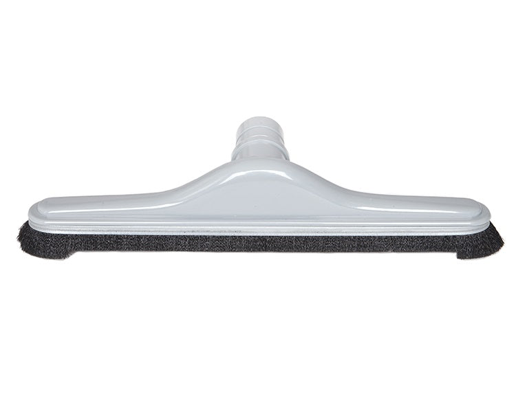535SL by Flexaust | Slotted Nylon (Medium) Bristle Floor Brush | Neck Size: 1-1/2" | 14" Width | Gray | Type 1 | ABS Plastic