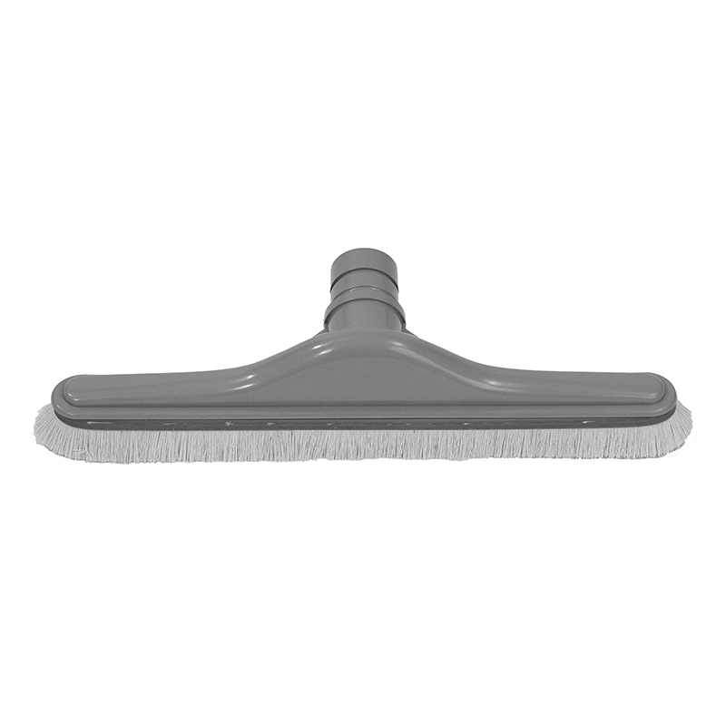 536 by Flexaust | Tampico (Stiff) Bristle Floor Brush | Neck Size: 1-1/2" | 14" Width | Gray | Type 1 | ABS Plastic