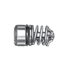 5400-S19-8 by Danfoss | 5400 Series | Low Air Inclusion Refrigerant | 1/2" Female Half-Valve and Sleeve Assembly Quick Disconnect Coupling | Replacement Component | Straight | Carbon Steel