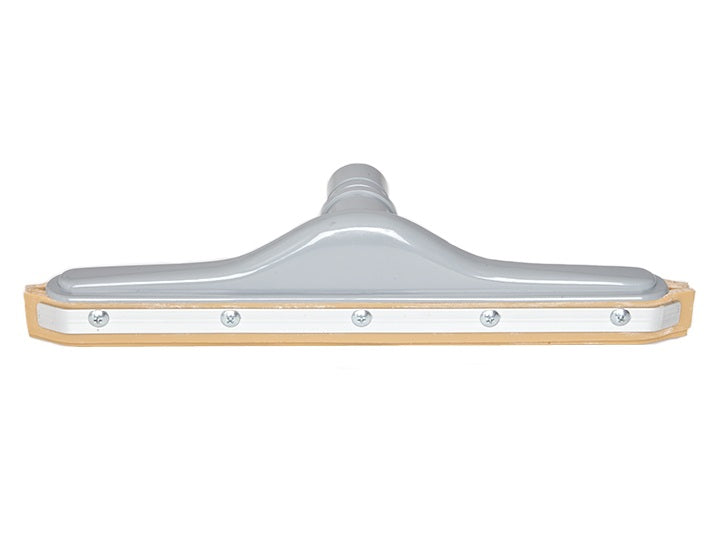 5455NR by Flexaust | Beige Natural Rubber Blade Squeegee Tool | Neck Size: 1-1/2" | 14" Width | Gray | Type 2 | ABS Plastic