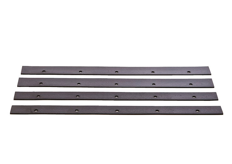 545SBPK by Flexaust | Replacement Neoprene Squeegee Blades for Plastic Floor Tools | 14" Width (2 Narrow & 2 Wide Blades)