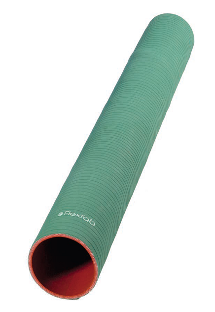 5500-238 by FlexFab | Series 5500 | 3-ply Coolant Hose | 2.38" ID | 2.70" OD | Green | 3ft Length