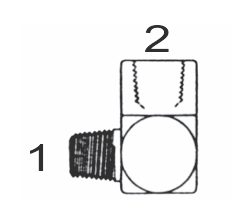 5502 8x8 by Couplamatic | Hydraulic Adapter | 1/2" Male NPTF x 1/2" Female NPTF | 90° Elbow