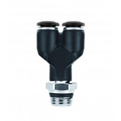55340-4-1/8 by AIGNEP | 55/56 Series | Swivel Manifold | 4mm Tube x 1/8" Swift-Fit Male Universal Thread | Y | Pack of 10