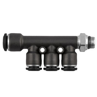 55360-8-6-1/4 by AIGNEP | 55/56 Series | Reducing Manifold | 8mm Tube x 6mm Tube x 1/4" Swift-Fit | Pack of 10