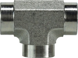 56058 by Midland | Hydraulic Female Pipe | 1/2" Female Pipe x 1/2" Female Pipe x 1/2" Female Pipe | Tee | Steel
