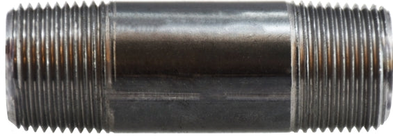 57090 by Midland | Schedule 40 Welded Nipple | 3/4" Diameter x 6" Length | Black Steel