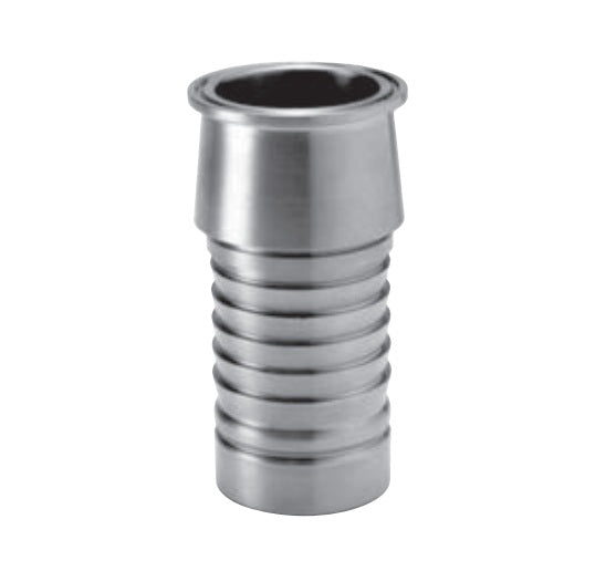 5782509 (25TCC50X) PROGRIP™ by PT-Coupling | Type TCC50X | Sanitary C50 Crimp Fitting | 2-1/2" Tri-Clamp Body x 2-1/2" Hose Barb | 304 Stainless Steel