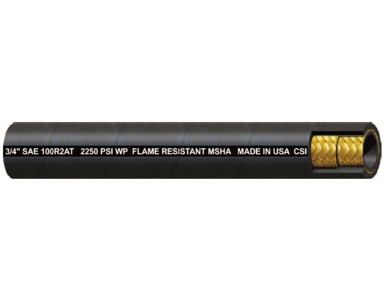 1/4" 57MB-2 by Couplamatic | Domestic Thin Cover | 2-Wire Hydraulic Hose | SAE 100R2AT | 1/4" ID | 250ft