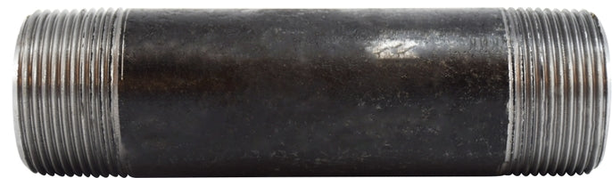 59126SMLS by Midland | Schedule 80 Extra Heavy Seamless Pipe Nipple | 1-1/4" Diameter x 4-1/2" Length | Black Steel
