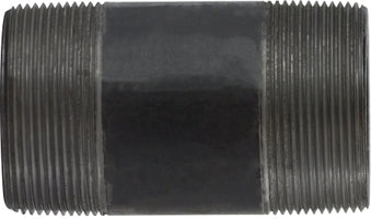 59163SMLSXX by Midland | Schedule XXS Extra Heavy Seamless Steel Pipe Nipple | 2" Diameter x 3-1/2" Length | Black Steel