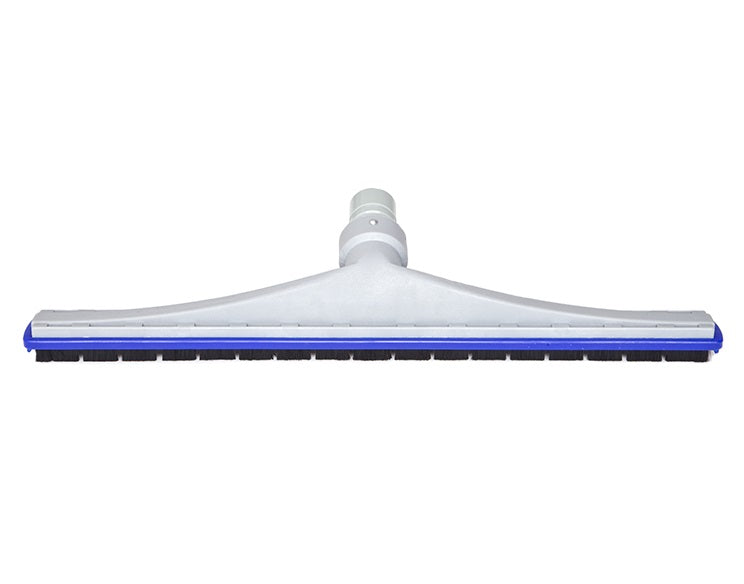 608355 by Flexaust | Notched Nylon (Medium) Bristle Floor Brush | Neck Size: 1-1/2" | 20" Width | Gray | Type 2 | ABS Plastic