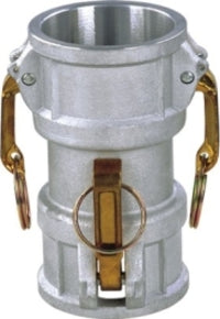 DD-2020-A by Midland | Cam and Groove | Type D | Spool Coupler | 2" Female Coupler x 2" Female Coupler | Aluminum