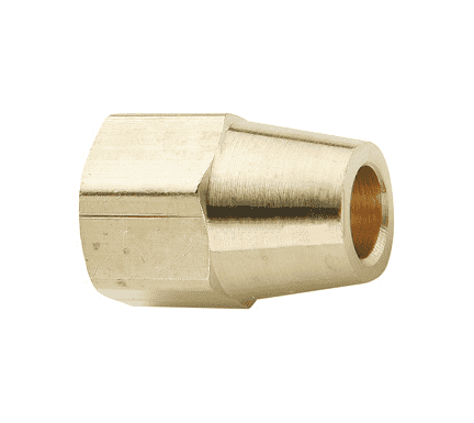 61CL-10 Dixon Valve Brass Compression Fitting - Long Nut - 5/8" Tube Size x 13/16"-18 Straight Thread