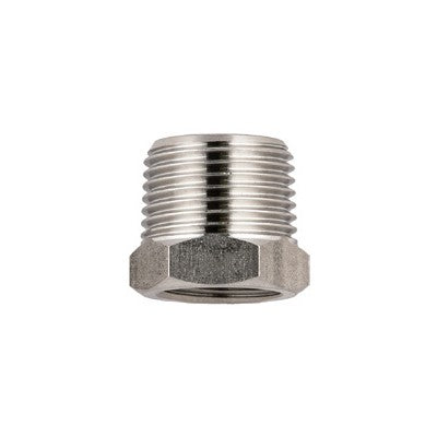 62080-1/2"-1/4 by AIGNEP | 60/62 Series | Reducer | 1/2" Male BSPT x 1/4" Female BSPP | Stainless Steel