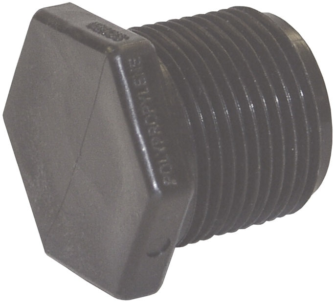 62201 by Dixon Valve | Pipe Plug | Schedule 80 | 2" Male NPT | Polypropylene