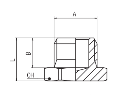 62320-3/4 by AIGNEP | 60/62 Series | Male Plug | 3/4" Male BSPP