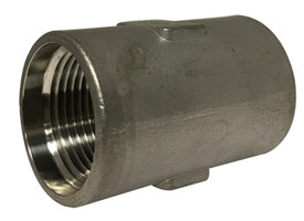62416DC by Midland | Drop Well Coupling (Standard) | 1-1/4" | Straight | 304 Stainless Steel
