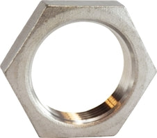 62707 (62-707) by Midland | 150# Stainless Steel Fitting | Hex Locknut | 1-1/2" Female NPT | 304 Stainless Steel