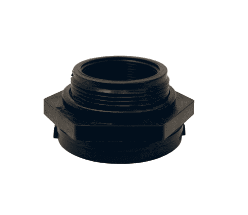 63683 Dixon Valve Polypropylene Bulkhead Fitting - 2" HD Female NPT - 3-1/4" Hole Size
