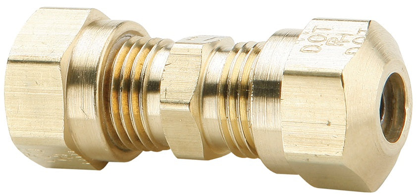 62NAB6 by Dixon Valve | Air Brake Fitting | Union | 3/8" Tube Size x 3/8" Tube Size | Brass