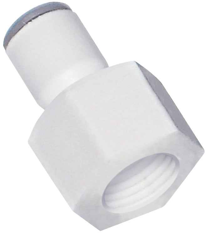 63155614WP2 by Dixon Valve | LIQUIfit™ Fitting | Female Connector | 1/4" Female NPTF x 1/4" Tube OD | Nylon