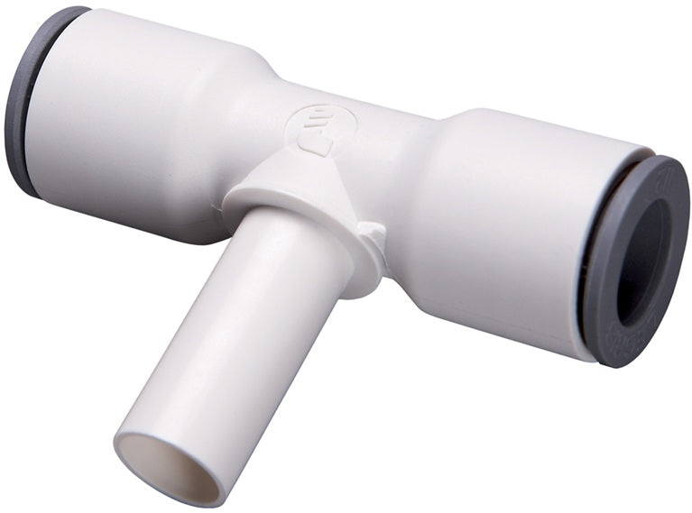 63886000WP2 by Dixon Valve | LIQUIfit™ Fitting | Plug-in Tee | 3/8" Tube OD x 3/8" Tube OD x 3/8" Plug-In (Branch) | Nylon