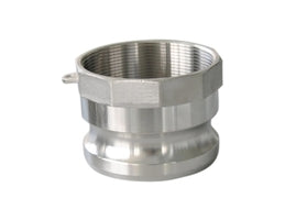 CGA-125-SS1 by Midland | Cam and Groove | Type A | 1-1/4" Male x 1-1/4" Female NPT | Adapter | 316 Stainless Steel