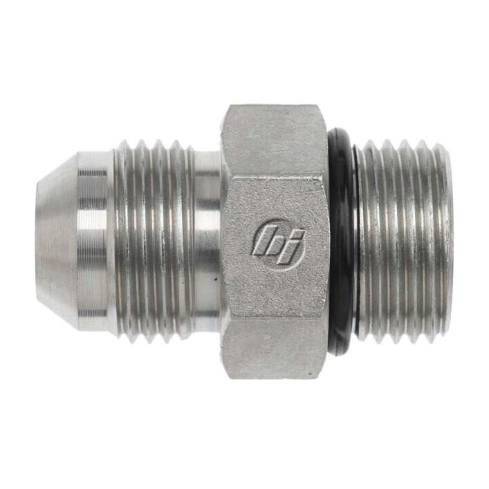 6400-12-12-O by Brennan Inc. | -12 Male JIC x -12 Male O-Ring Boss | Straight | Steel