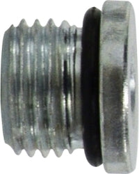 6408HO5 by Midland | Hydraulic O-Ring Hollow Hex Head Plug | 1/2-20 Male O-Ring Boss | Steel