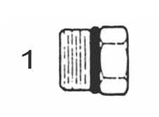 6408 8X by Couplamatic | Hydraulic Adapter | 3/4-16 Male O-Ring Plug