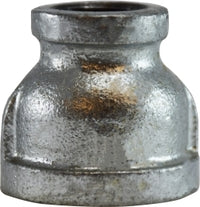 64456 by Midland | Malleable Iron #150 Fitting | Reducing Coupling | 3" Female NPT x 2" Female NPT | Galvanized Iron