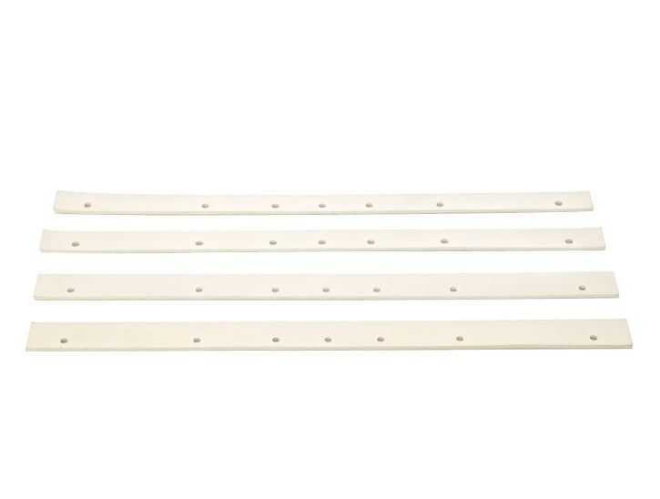 645BNSBPK by Flexaust | Replacement Buna-N Squeegee Blade set for Metal Floor Tools | 14" Width (2 Narrow & 2 Wide Blades)