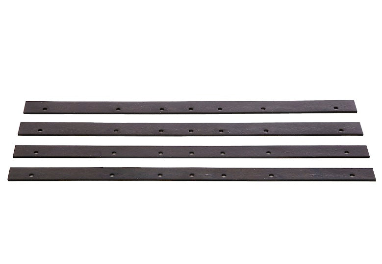 645SBPK by Flexaust | Replacement Neoprene Squeegee Blade Set for Metal Floor Tools | 14" Width (2 Narrow & 2 Wide Blades)