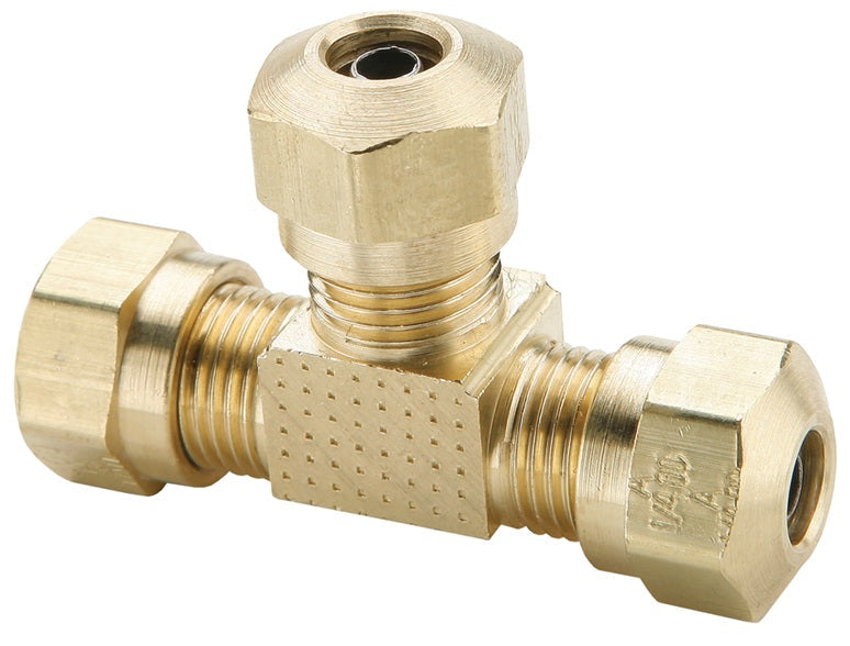 64NAB8 by Dixon Valve | Air Brake Fitting | Union Tee | 1/2" Tube Size x 1/2" Tube Size x 1/2" Tube Size | Brass