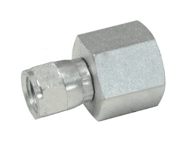 6506-12-12 Dixon Valve Zinc Plated Steel 1-1/16"-12 Female 37 deg. JIC Swivel x 3/4"-14 Female NPTF Pipe