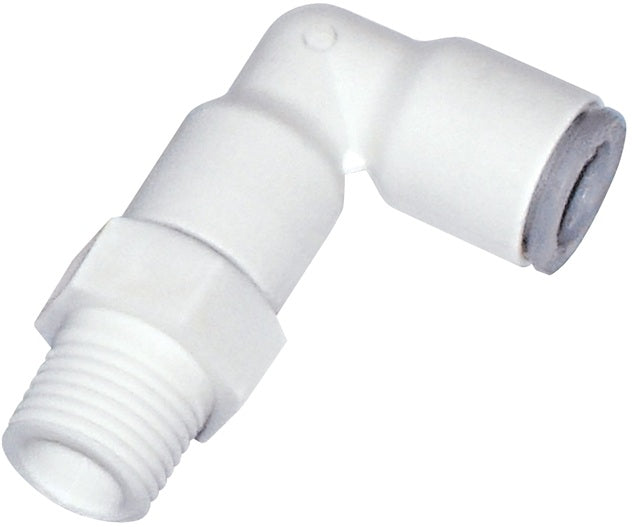 65096222WP2 by Dixon Valve | LIQUIfit™ Fitting | Swivel 90° Elbow | 1/2" Male NPTF x 1/2" Tube OD | Nylon