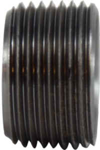 67707 (67-707) by Midland | Steel Fitting | Face Bushing | 3/4" Male NPTF x 1/4" Female NPTF | Straight | Black Steel