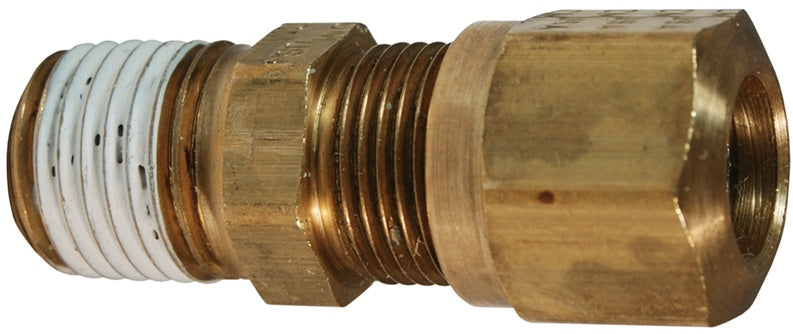 68NAB106VS by Dixon Valve | Air Brake Fitting | Male Connector | 3/8" Male NPT x 5/8" Tube Size | Brass