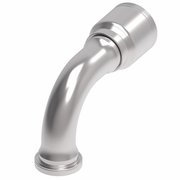 6S32FHB32 Aeroquip by Danfoss | 6 Wire 6S SAE Code 62 Flange 90° Elbow (FHB) Crimp Fitting | -32 Code 62 Flange x -32 Hose Barb | Steel