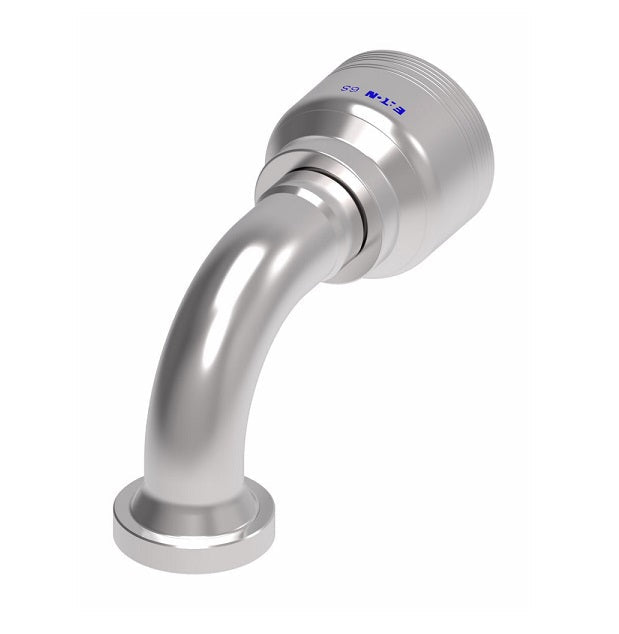 6S16FHB16 Aeroquip by Danfoss | 6 Wire 6S SAE Code 62 Flange 90° Elbow (FHB) Crimp Fitting | -16 Code 62 Flange x -16 Hose Barb | Steel