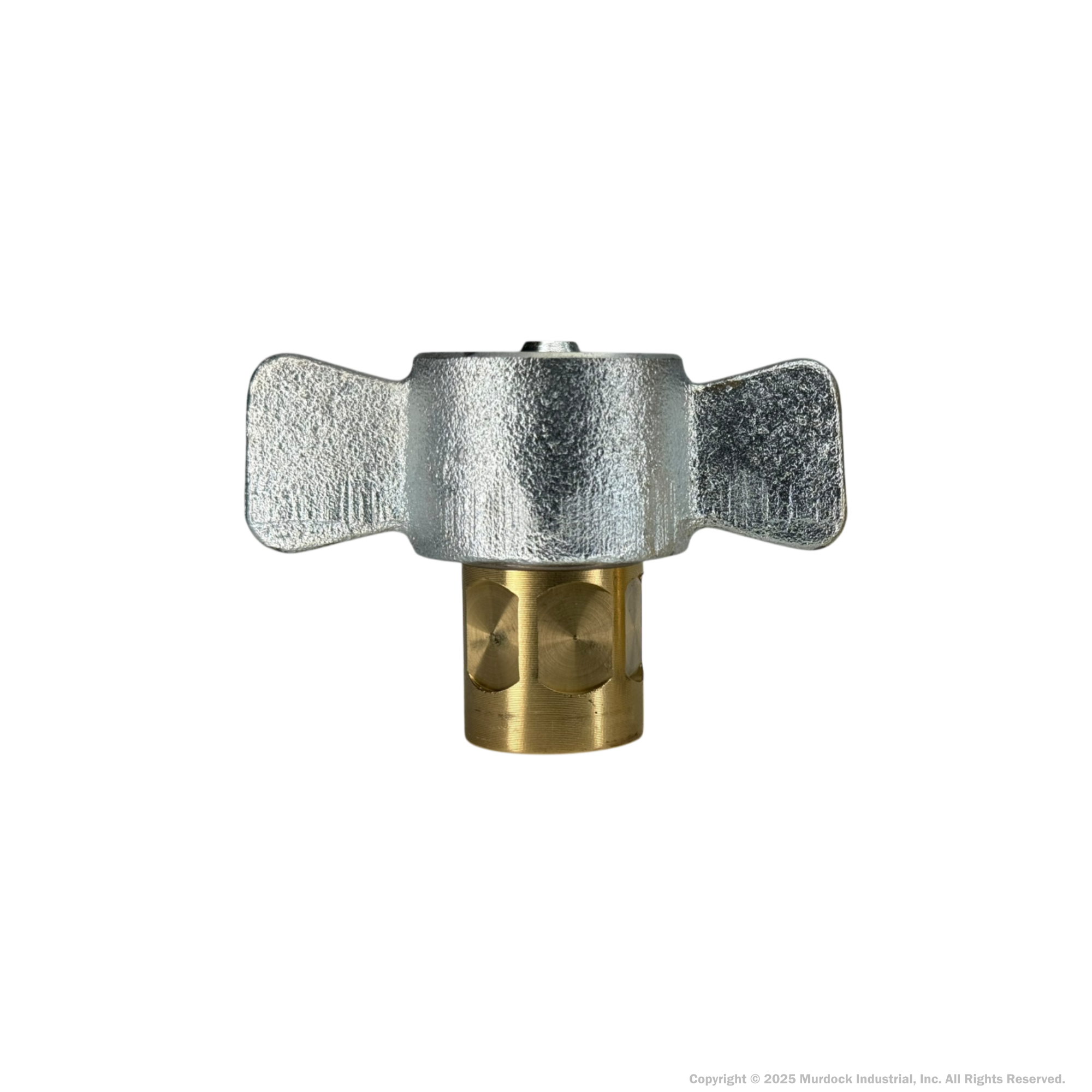 6WF6-B by Dixon Valve | Hydraulic Quick Disconnect Coupling | W-Series | 3/4" Female NPTF x 3/4" Wingstyle Interchange | Socket | Nitrile Seal | Brass
