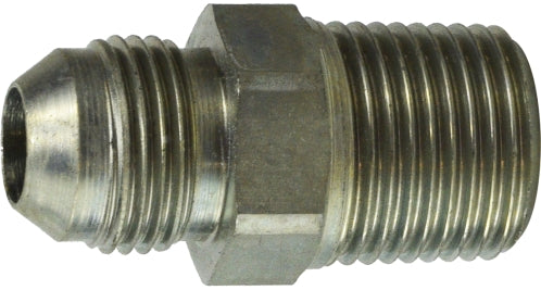 7000-08-16 by Midland | Hydraulic JIC to BSPT Connector | 1/2" Male JIC 37° Flare x 1" Male BSPT | Steel