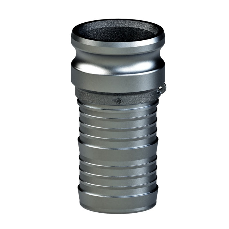 70243020 (30X20E) by PT-Coupling | Reducing Cam & Groove Fitting | Type E | 3" Adapter x 2" Hose Shank | Hard Coat Aluminum