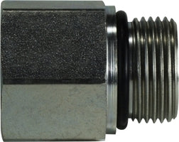 7042-16-06 by Midland | Hydraulic Pipe to BSPP | 1" Female NPT x 3/8" Male BSPP | Adapter | Steel