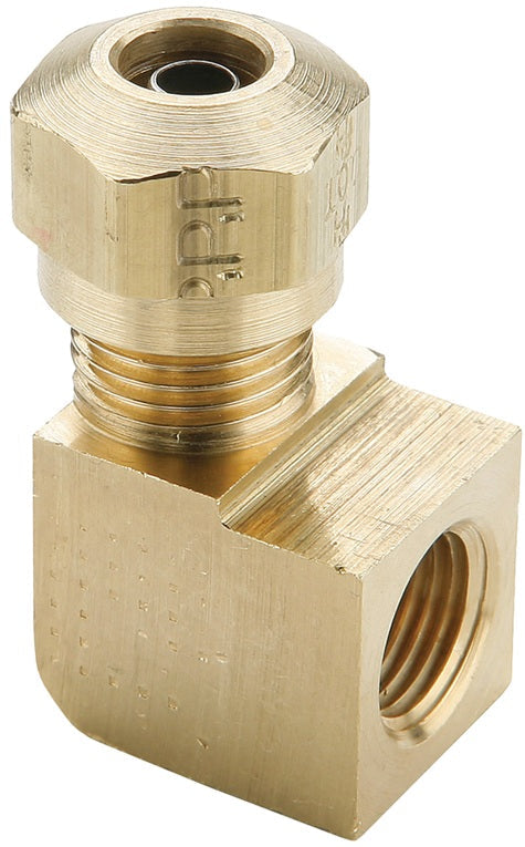 70NAB32 by Dixon Valve | Air Brake Fitting | Female 90° Elbow | 1/8" Female NPT x 3/16" Tube Size | Brass